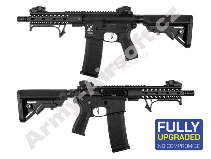 delta armory airsoft rifle m4 ar15 mlok alpha etu full metal black 000