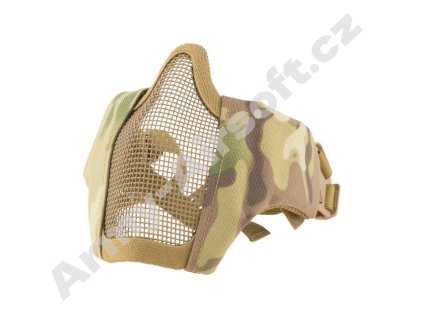 Maska ocelová v.2 s uchycením na helmu Multicam - ACM