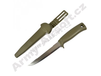 Nůž Mora® 756T nerez ZELENÝ  Army shop