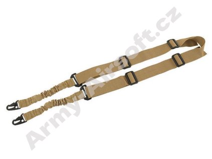 dvoubodovy popruh bungee piskovy 1