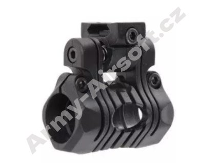 5-polohový držák na svítilnu – černý