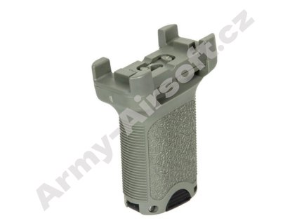 Svislá přední rukojeť pro RIS / KeyMod / M-LOK - šedá