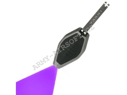 Svítilna MICRO UV/klíčenka černá LED UV FIALOVÁ  Army shop