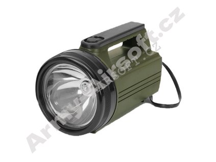 Svítilna KRYPTON z odolného ABS plastu ZELENÁ  Army shop
