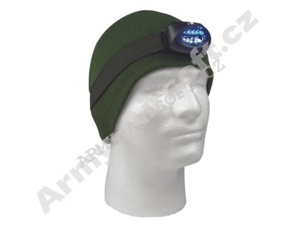Svítilna čelová 5 LED diod  Army shop