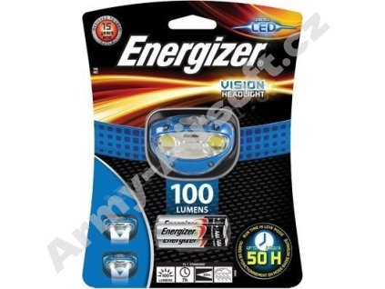 Čelovka Vision 200 lumens - Energizer  Army shop