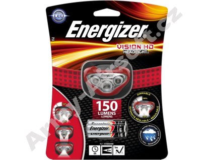 Čelovka Headlight VISION HD 150 lumens - Energizer  Army shop
