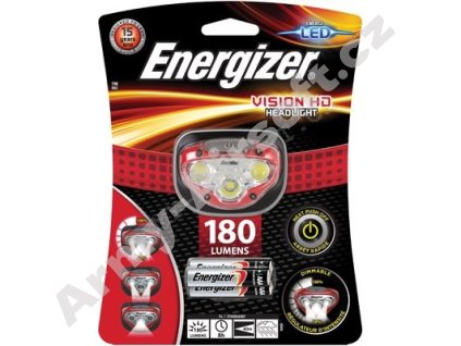 Čelovka Headlight VISION HD 180 lumens - Energizer  Army shop