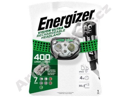 Čelovka Vision Ultra Rechar 400 lumens - Energize  Army shop