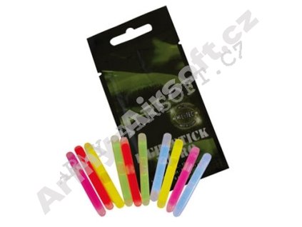 Světlo chemické MICRO 10ks v balení 5 druhů barev  Army shop