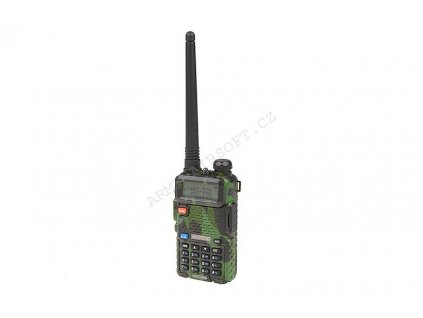 Manuální dvoukanálová rádiostanice Baofeng UV-5R - krátká baterie (VHF / UHF) - Camo - Baofeng