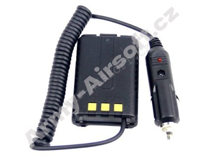 Nabíječka do auta 12V pro rádiostanici UV-5R - Baofeng  Army shop