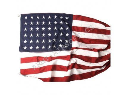 Vlajka státní USA vyšívaná 48 hvězd