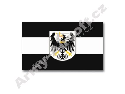 Vlajka ZÁPADOPRUSKO s emblemem  Army shop