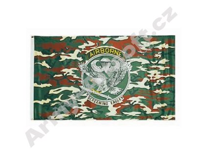 Vlajka motiv US AIRBORNE MASKOVANÁ  Army shop