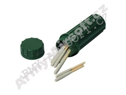 Krabička US na zápalky s křesadlem ZELENÁ  Army shop