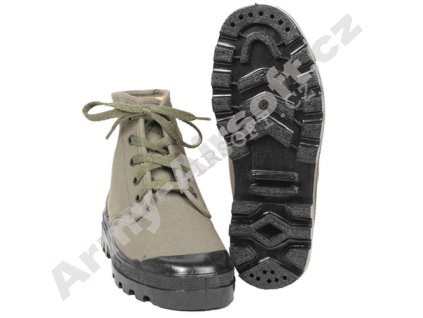 Boty INVAZKY Francouzské kotníkové  Vojenské boty