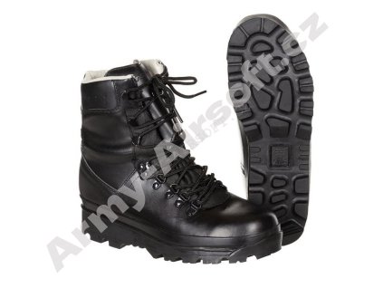 Boty BW horské ČERNÉ - MFH  Vojenské boty