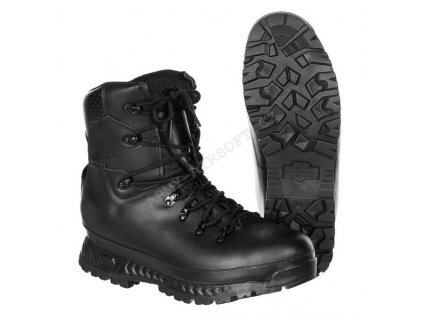 Boty BW horské MODEL 2005 ČERNÉ - MFH  Vojenské boty