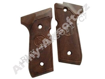 Střenky hnědé pro STTi M9  Airsoft