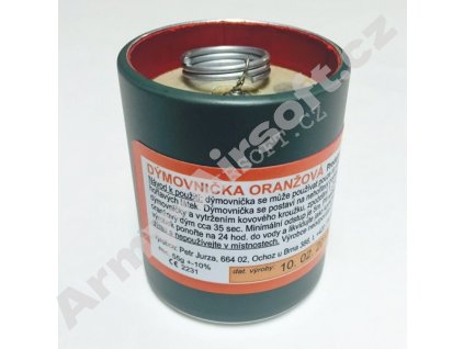 Dýmovnička D130 tr. oranžová  Pyrotechnika