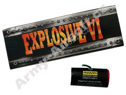Airsoftový granát EXPLOSIVE VI 6ks  Pyrotechnika