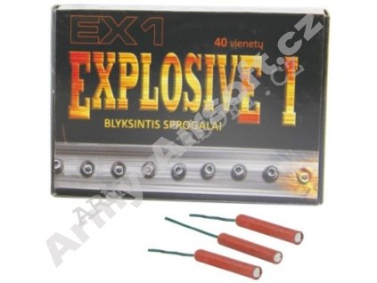 Petardy zábleskové EXPLOSIVE I.  Pyrotechnika