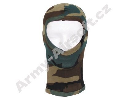 Kukla bavlněná 1 otvor Woodland - MFH  Maskáče