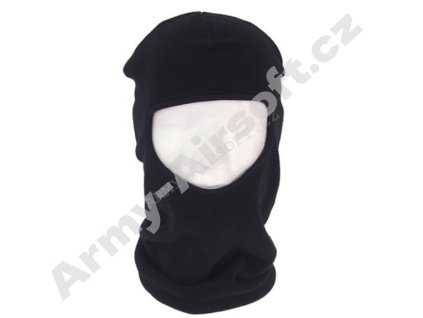 Kukla 1 otvor Polyester-fleece ČERNÁ - MFH  Maskáče