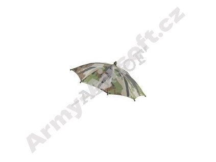 Vystřelovací maskáčový deštník - WOODLAND  Maskáče