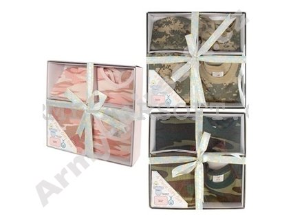 Dětský kojenecký SET Pink Camo  Maskáče