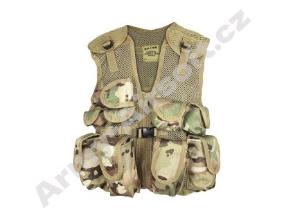 Vesta dětská taktická MULTI-CAMO - MIL-COM  Maskáče