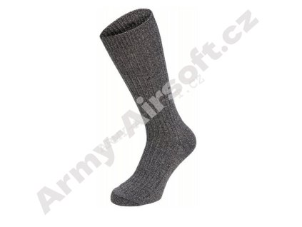 Ponožky BW extra vysoké ŠEDÉ - MFH  Maskáče