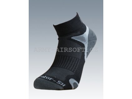 Ponožky Batac Operator short se stříbrem black