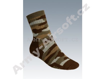 Ponožky Batac Thermo se stříbrem multicam  Maskáče