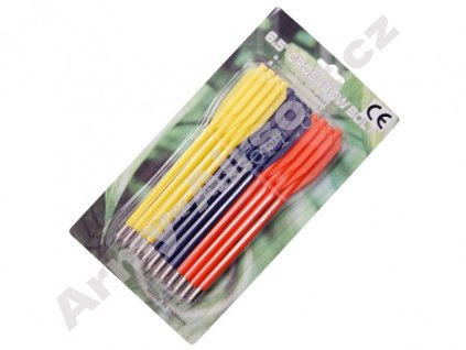 Šípy Fox pistolové MKE-D 50lb 12ks  Kuše