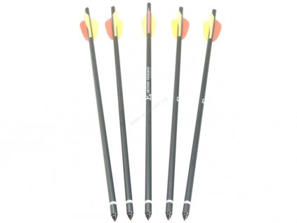 Šíp duralový 17" Beast Hunter HalfMoon černý 1ks  Kuše