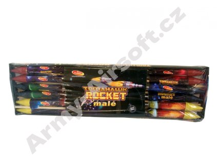 Pyrotechnika Rakety Tomahawk Rocket set 12ks 42cm - KLÁSEK  Pyrotechnika