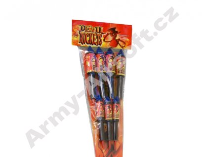 Pyrotechnika Rakety Devil Rocket 7ks - KLÁSEK  Pyrotechnika