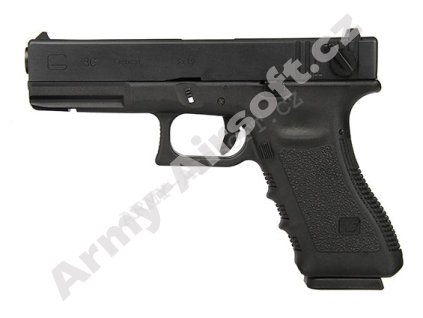 Airsoftová pistole R18C (G002A-B) Gen3 - kovový závěr, blowback, černý - WE  Airsoft