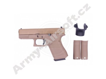 Airsoft pistole Glock 19 Gen5 Secret TAN - WE  Airsoft