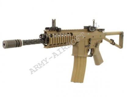 AWSS KAC PDW 10” GBB - blowback - TAN, 2x zásobník  Airsoft