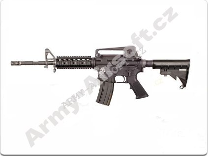 M4 RIS GBB - celokov, blowback, černá  Airsoft