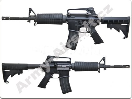 M4A1 GBB - celokov, blowback, černá  Airsoft