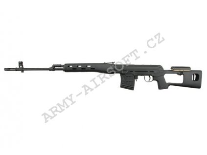 Airsoft Sniper SVD Dragunov Black - ACM  Airsoft