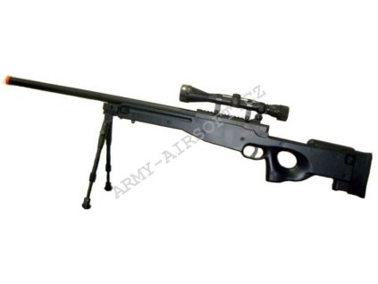 Sniper L96 (MB-01C) Černá + optika + dvojnožka - Well  Airsoft