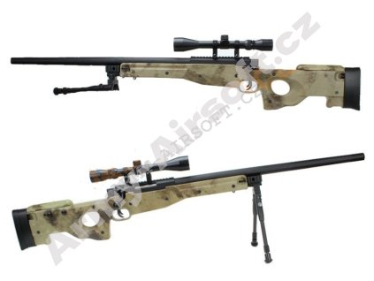 SAG L96 Sniper UPGRADE + optika + dvojnožka - AT AU  Airsoft