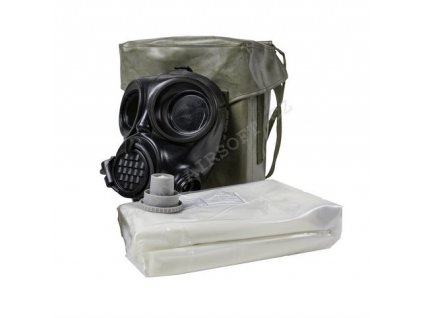 Maska plynová OM-90 + oblek JP-90 + brašna - Gurmány Zubří