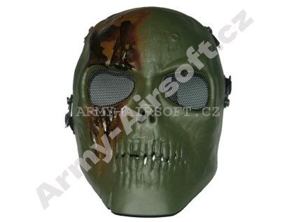 Maska M01 zelená  Airsoft