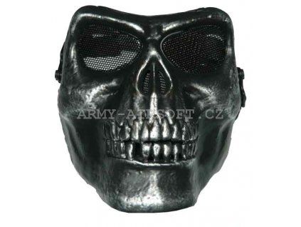 Maska Skull černá patinovaná ACM